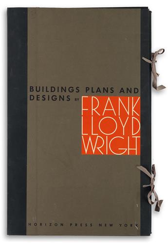 (ARCHITECTURE.) Wright, Frank Lloyd. Buildings, Plans, and Designs.